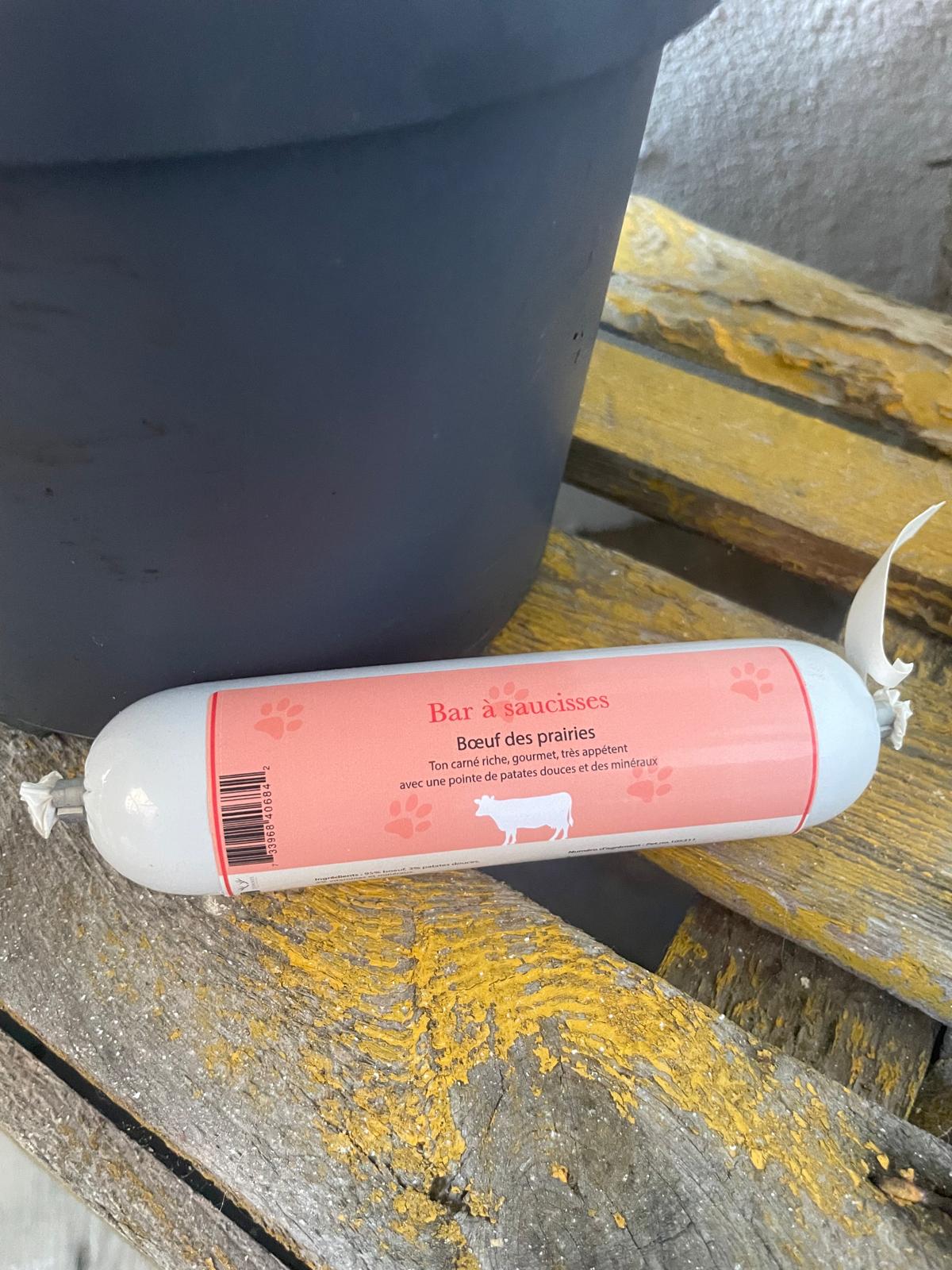 saucisson au boeuf des prairies