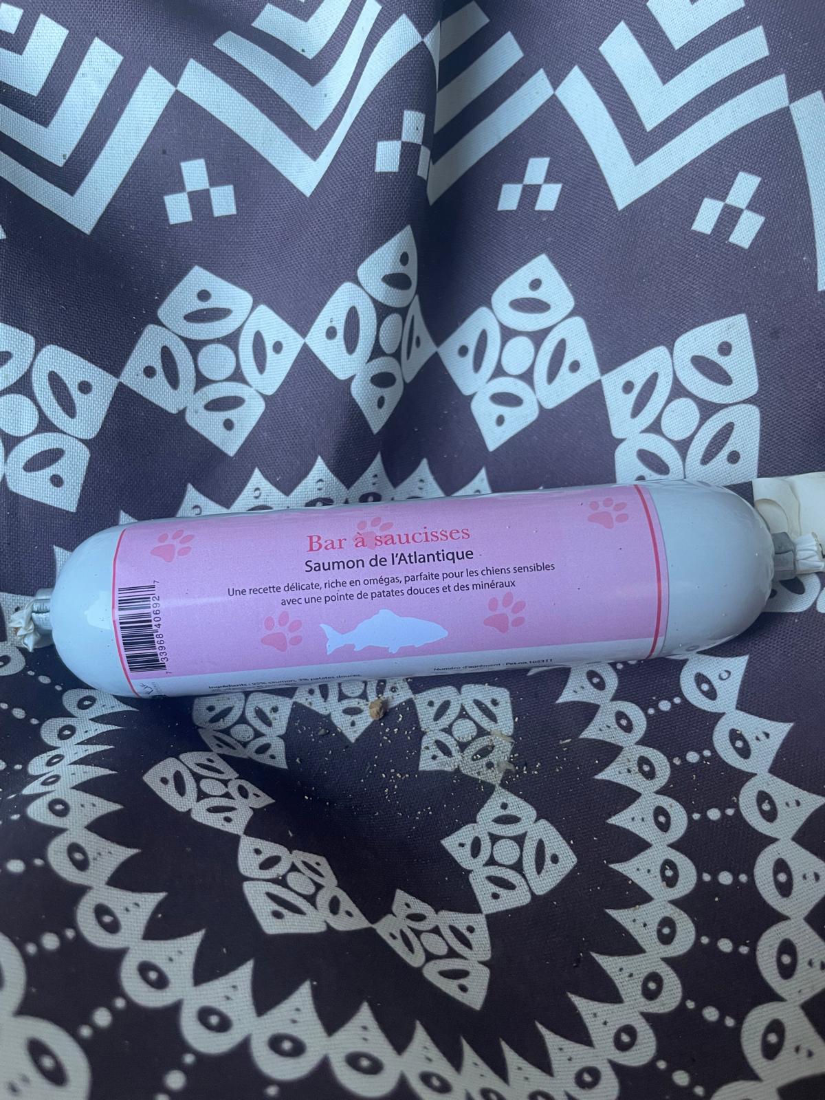 saucisson au saumon de l'atlantique