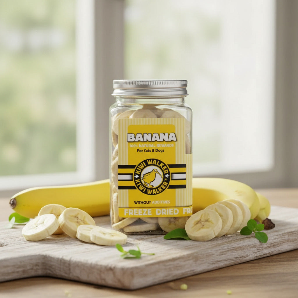 Kiwi Walker - Friandises lyophilisées 100% banane